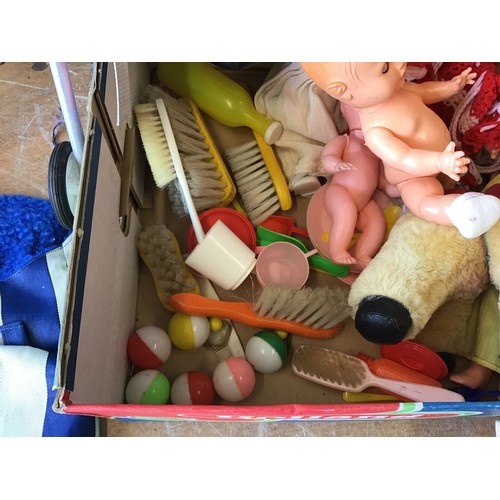 368 - 1970s Dolls and Stroller etc