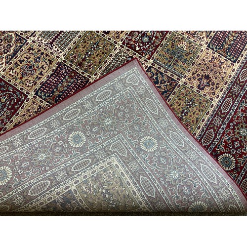 130 - Pattern Rug - Red Ground - 200cm x 300cm