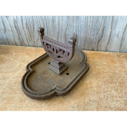 10 - Cast Iron Boot Scraper