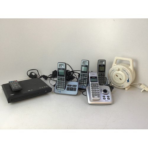 863 - Bush DVD Player and BT Telephone System etc