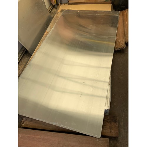 150F - 3x Sheets of Aluminium - 125cm x 250cm