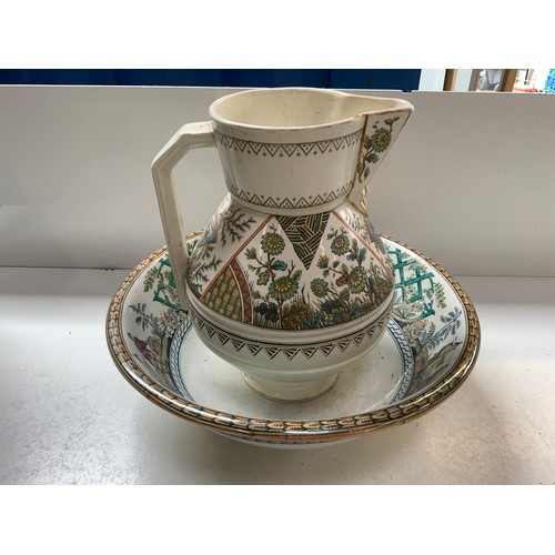 324 - Washstand Jug and Bowl