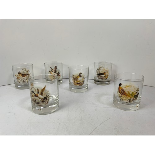 331 - 6x Bird Tumblers