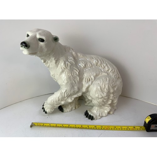 142 - Large Ceramic Polar Bear - 36cm High