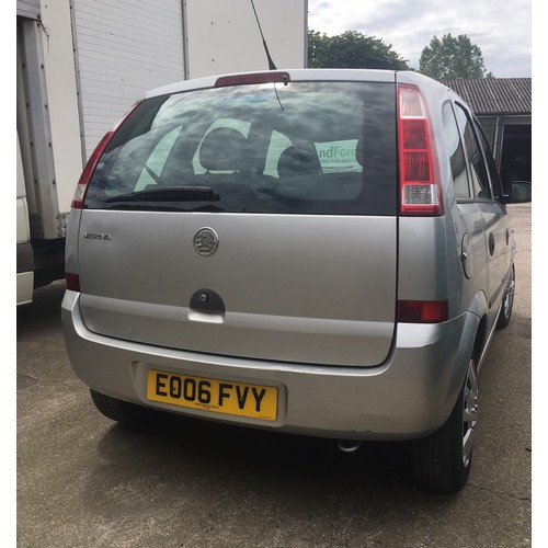 20A - Vauxhall Meriva - 1.4 Petrol - EO06 FVY - MOT 07.11.2022 - Mileage at last MOT 99,224