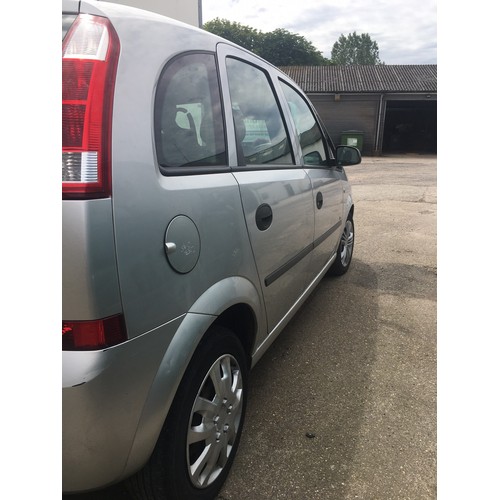 20A - Vauxhall Meriva - 1.4 Petrol - EO06 FVY - MOT 07.11.2022 - Mileage at last MOT 99,224