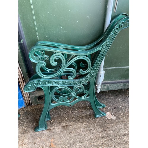 104A - Pair of Metal Bench Ends