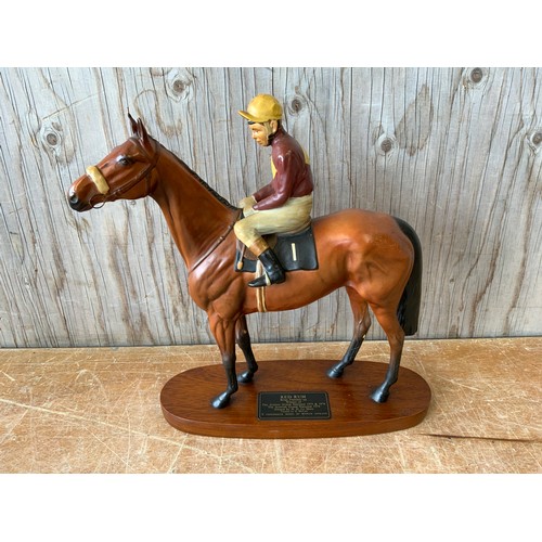 393 - Beswick Ornament - Red Rum on Stand