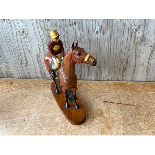 393 - Beswick Ornament - Red Rum on Stand