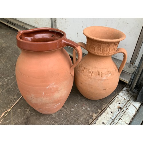 16 - Terracotta Pot and Jug