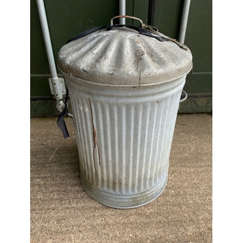 63 - Galvanised Bin