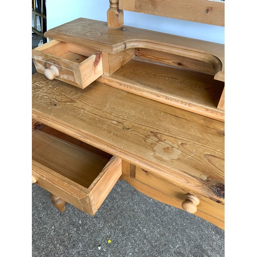 549 - Stripped Pine Dressing Table