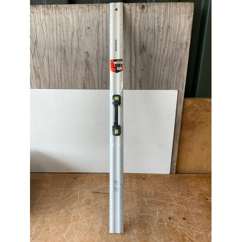 849 - 1m Aluminium Ruler with Handle