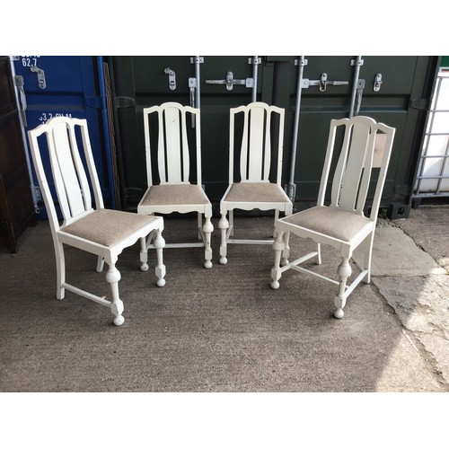 368 - 4x Slat Back Chairs