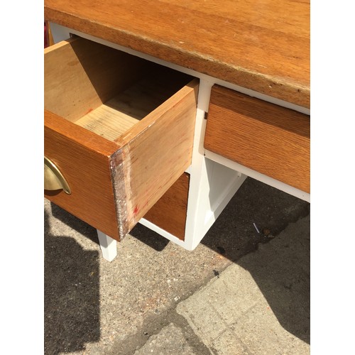 554 - 1930s Part Painted Oak Desk