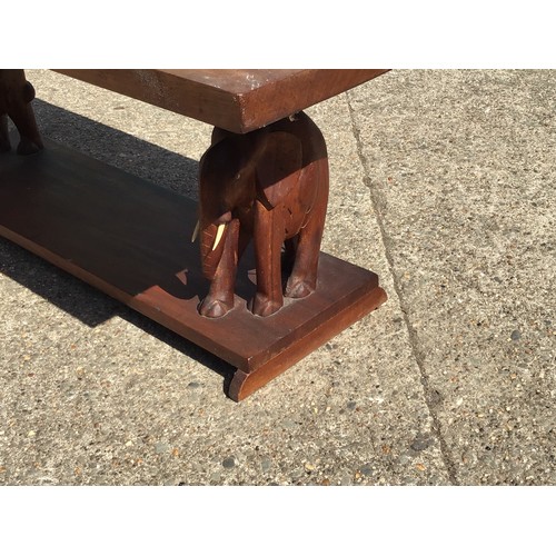 588 - Coffee Table on Elephant Supports