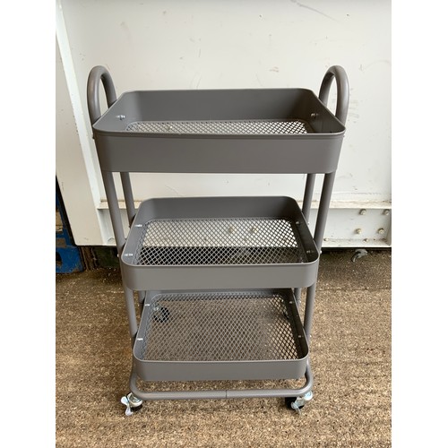 576A - Metal Storage Trolley