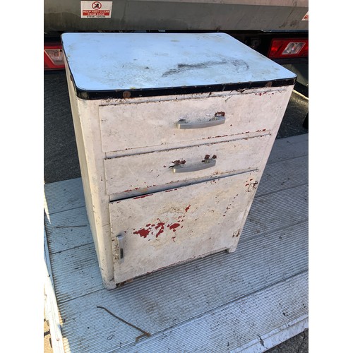 44 - Vintage Metal Cabinet