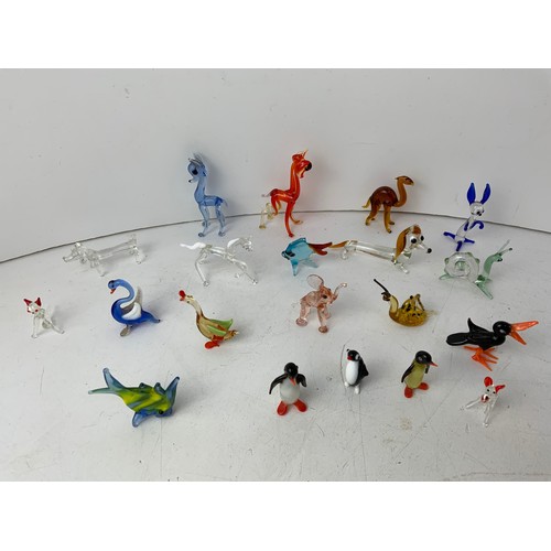 693 - Collection of Glass Animals