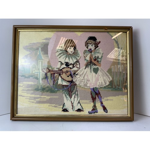 195 - 4x Framed Tapestries