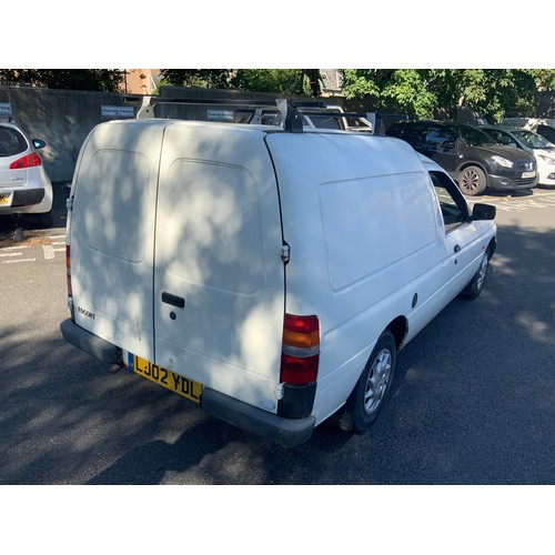 20C - Ford Escort Van - LJ02 YDL - 1.8 Diesel - 3 Owners from New - MOT Expires 07/12/2022 -  80k Miles Wa... 