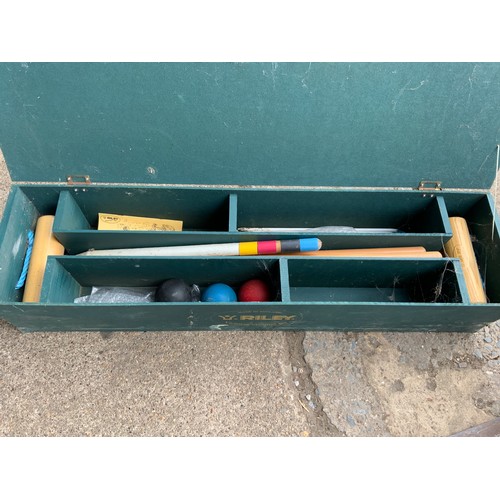 55 - Riley Croquet Set