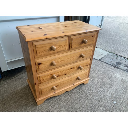 727 - Solid Pine Chest of Drawers