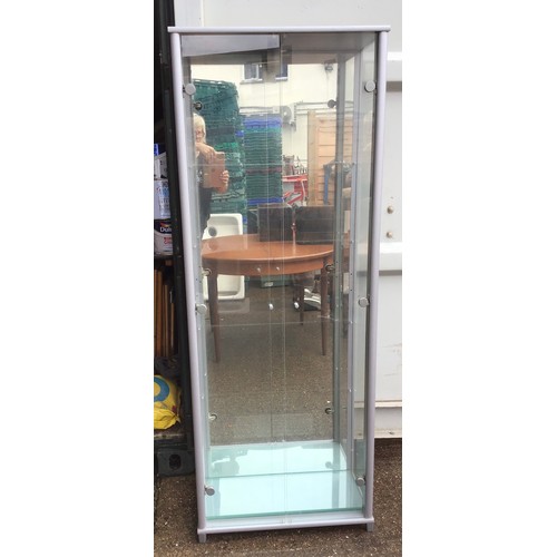 787 - Glass Display Cabinet with Shelves