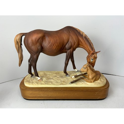 691 - Royal Worcester Horse Ornament - The New Born