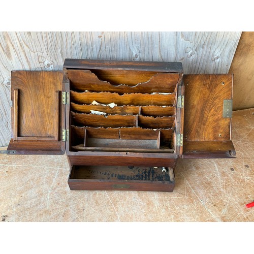 345 - Mahogany Desk Cabinet