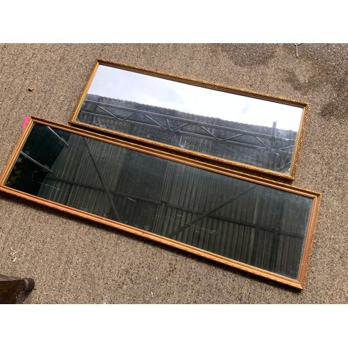 558A - 2x Gilt Framed Mirrors