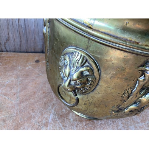 172 - Brass Planter