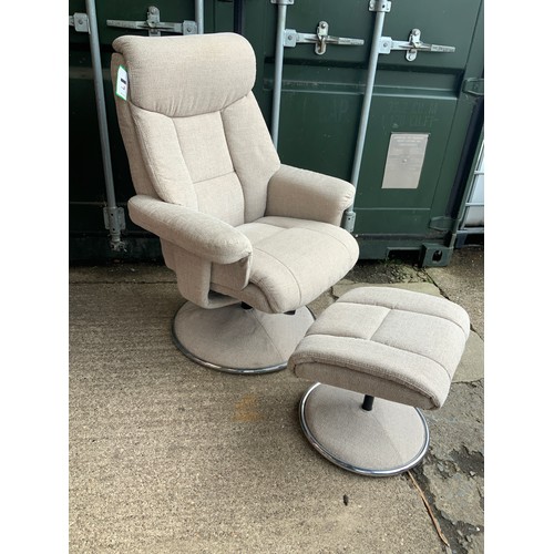 588 - Reclining Chair with Foot Stool