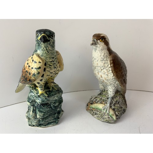 767 - Beswick Beneagles Whisky Osprey and Studio Pottery Kestrel