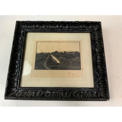 461 - Framed Etching