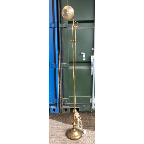 609 - Brass Floor Lamp