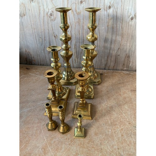 571 - Brass Candlesticks