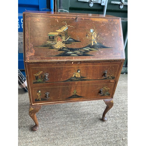 604 - Bureau with Japanese Decoration