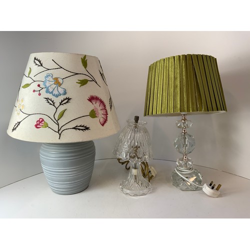 302 - 3x Table Lamps