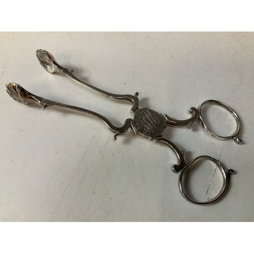 773 - Silver Sugar Tongs