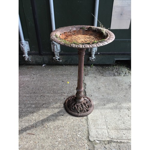 52 - Metal Bird Bath