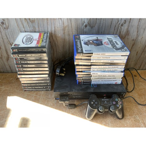 418 - Sony PlayStation 2 and Games