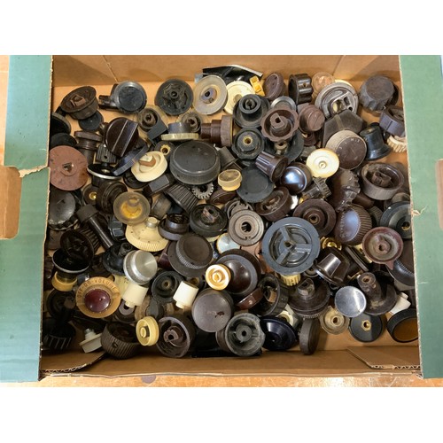 197 - Box of Radio knobs