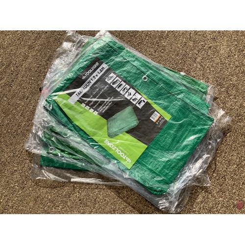 295 - 4x Tarpaulins