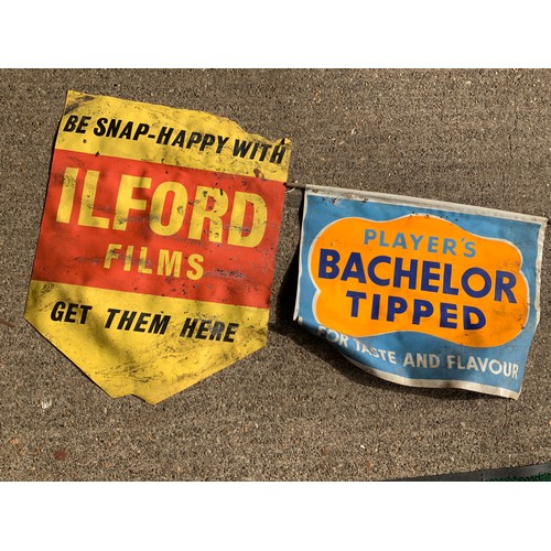 167 - 2x Vintage Banner Signs