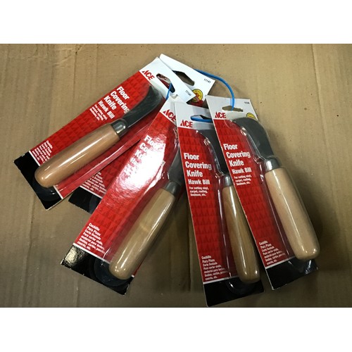 5x Floor Covering Knife Hawk Bill