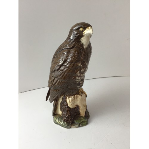 713 - Beswick Buzzard Decanter and Contents - H18cm