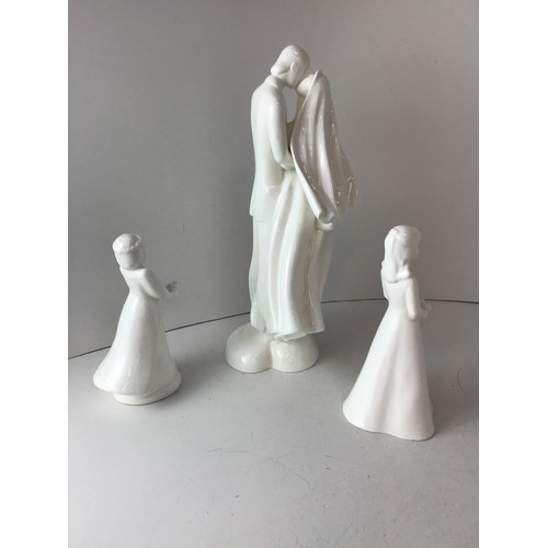 710 - Figurines - Coalport and Royal Doulton - Tallest 32cm