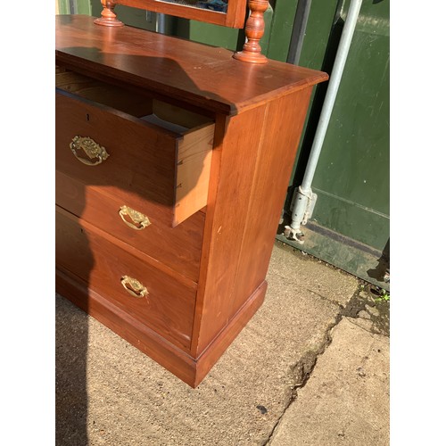 114 - Edwardian Mirrored Chest of Drawers