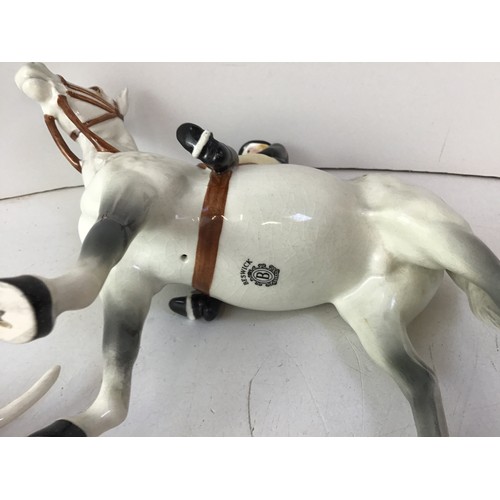 728 - Beswick Hunter and Hounds  - Tallest 22cm